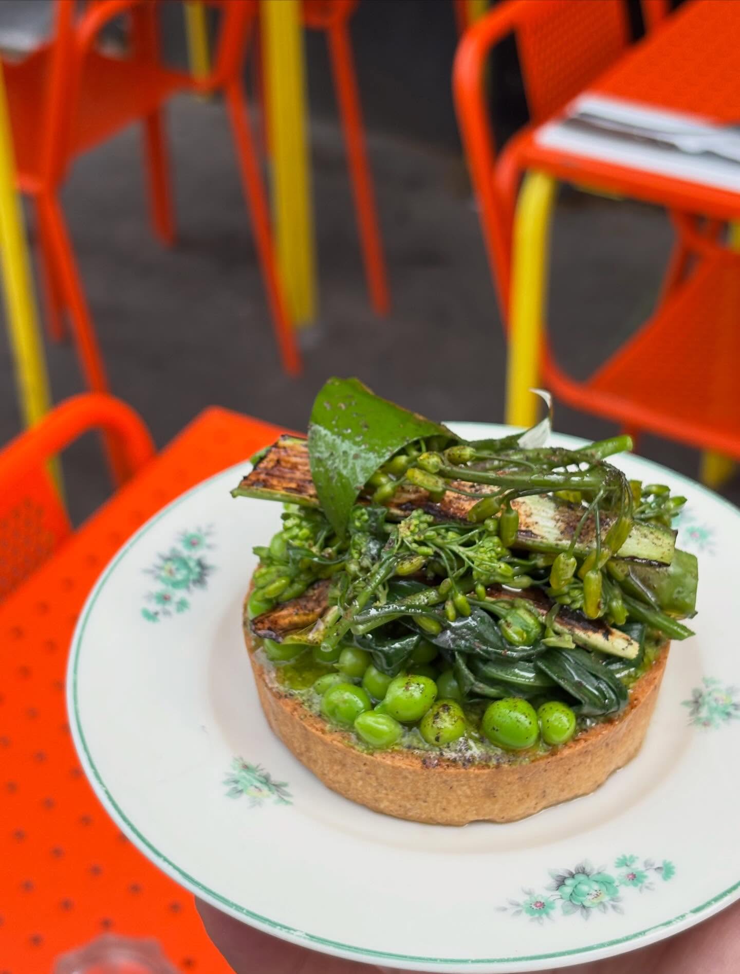 Tarte aux légumes verts de saison